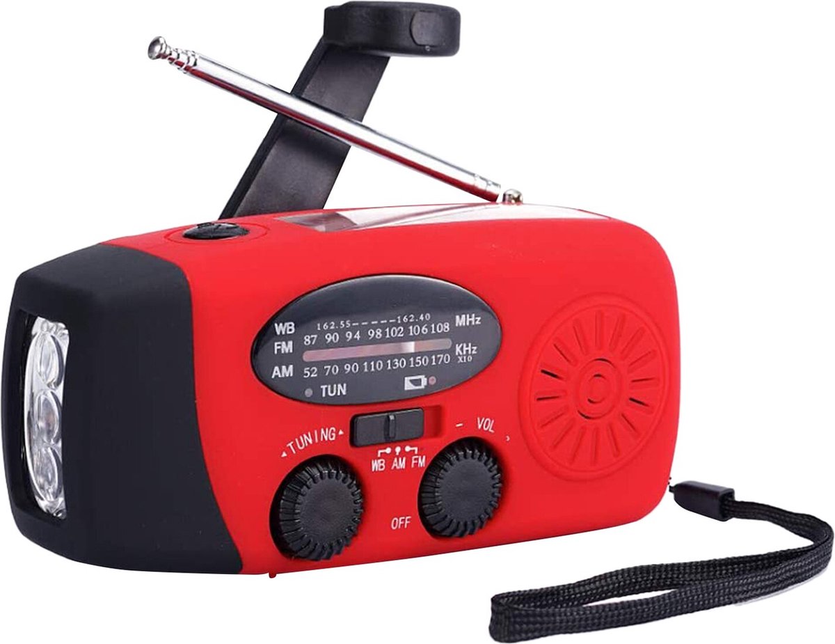 Solcellsdriven nödradio med powerbank – Alltid tillgänglig och laddad