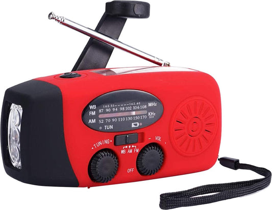 Solcellsdriven nödradio med powerbank – Alltid tillgänglig och laddad