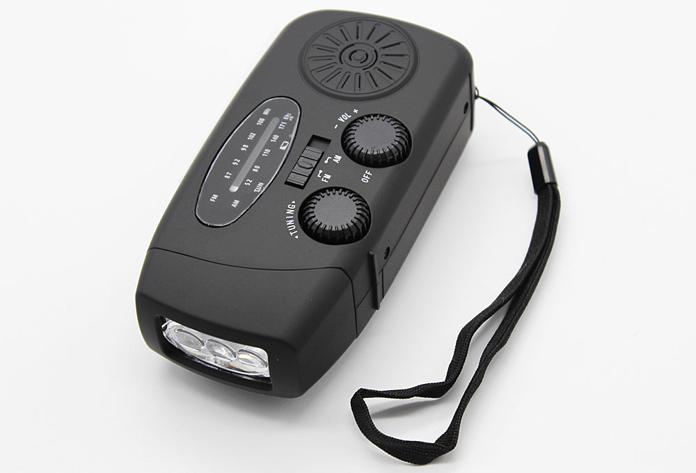 Solcellsdriven nödradio med powerbank – Alltid tillgänglig och laddad