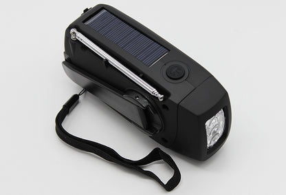 Solcellsdriven nödradio med powerbank – Alltid tillgänglig och laddad