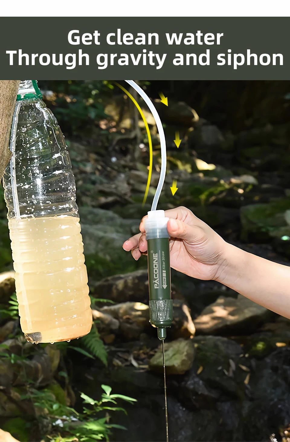PACOONE Waterfilter Straw