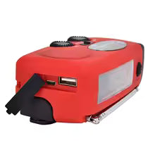 Solcellsdriven nödradio med powerbank – Alltid tillgänglig och laddad