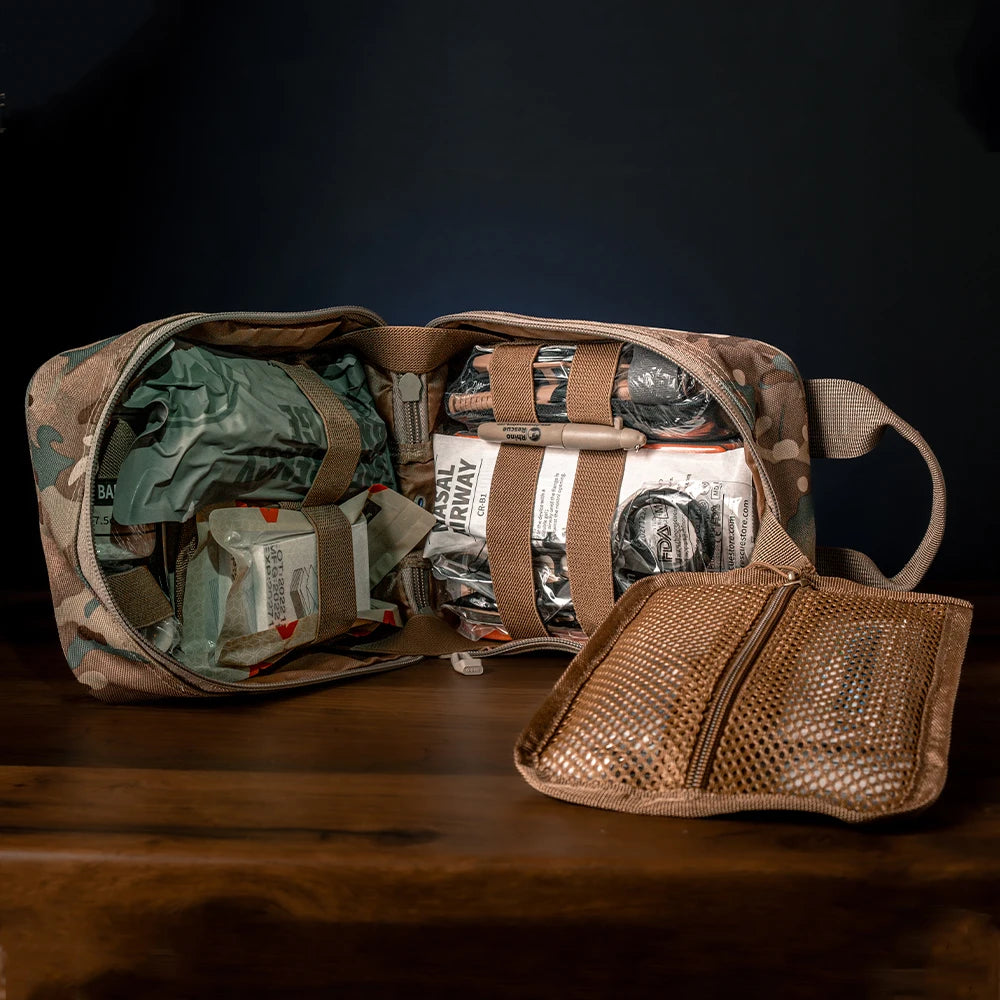 Kompakt traumakit för bil- och utomhusbruk