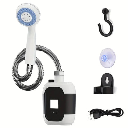 Portable campingdouche met accu